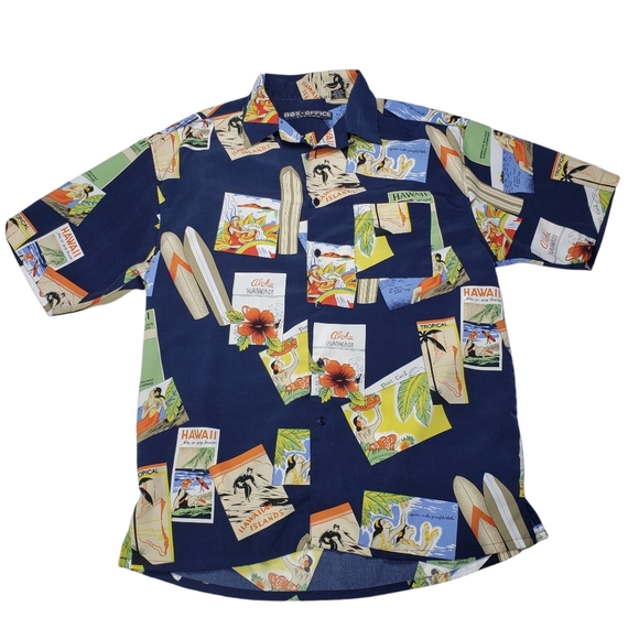 Box Office Island Other - Box Office Island Men's Hawaiian Style Button-Up Shirt Size M. This shirt is in